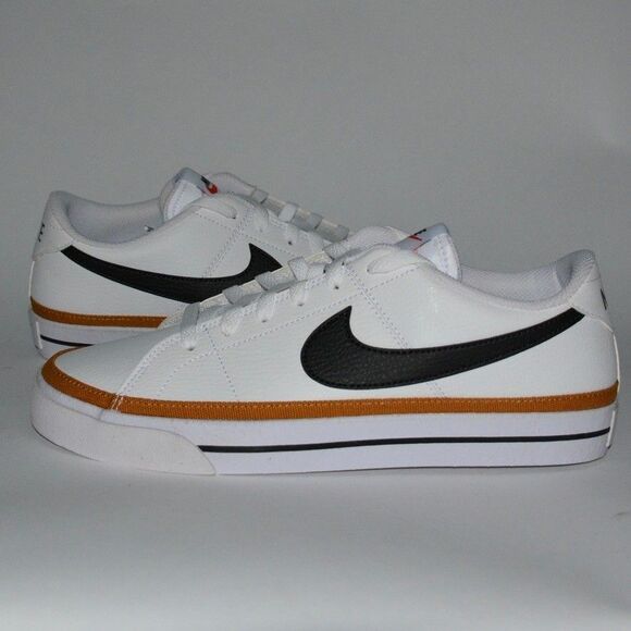 Nike Court Legacy NN Leather Casual Shoes Size 9.5 White Comfort DH3162-100 main image 6